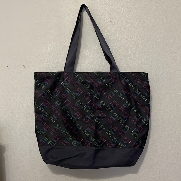 VICTORIA'S SECRET PINK RAINBOW WEEKENDER TOTE - Picture 6 of 9